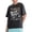 Black, variant on Active Tops Women Distressed Washed Soft Relaxed Fit Crew Neck Short Sleeve Tee for Everyday Casual Wear – Breathable Lightweight Top by Faded Style Pink S