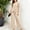 Beige, variant on Purcolt Womens 2 Piece Pant Suit Dressy Casual Crew Neck Cut-out Short Sleeve Tops with Asymmetrical Hem Wide Leg Trousers Outfits for Business Work Office