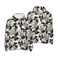 thumbnail image 6 of Bingfone Abstract Watercolor Men's Drawstring Hoodie Long Sleeve Pocket Sweatshirts-4X-Large, 6 of 6