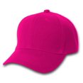thumbnail image 1 of Casquette de Baseball Ajustable Curve Bill, Rose Vif, 1 of 1