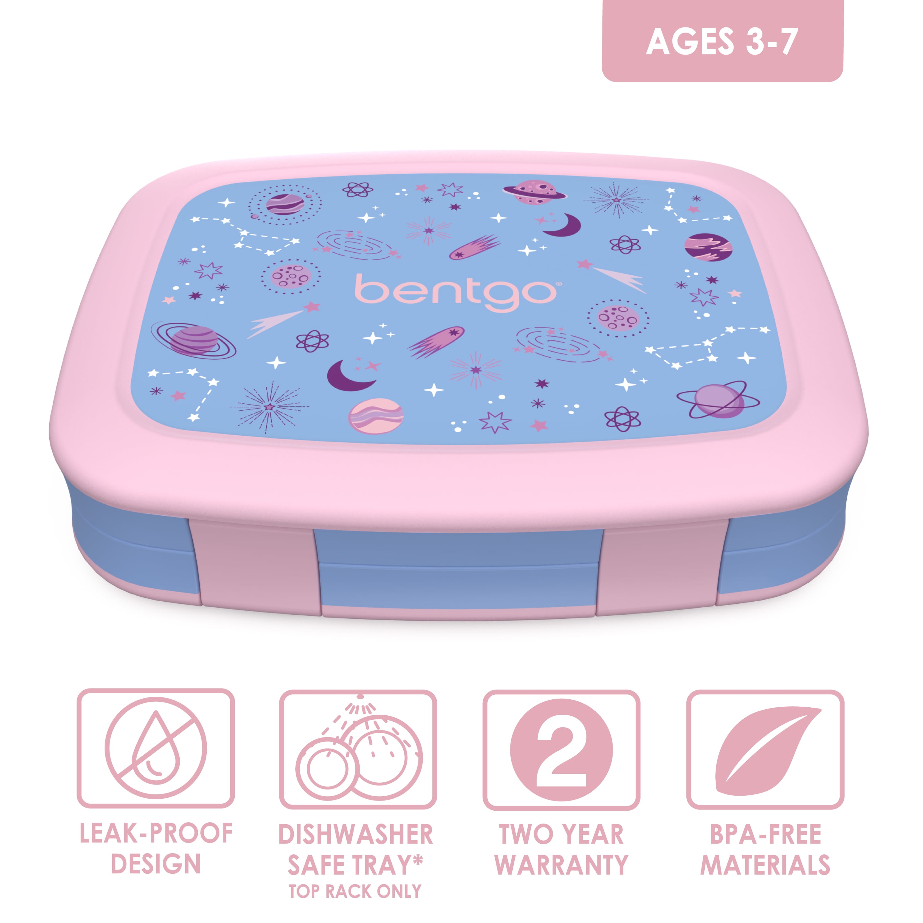Bentgo Kids Durable & Leak Proof Mermaid Scales Children's Lunch Box -  Aqua, 1 ct - Ralphs