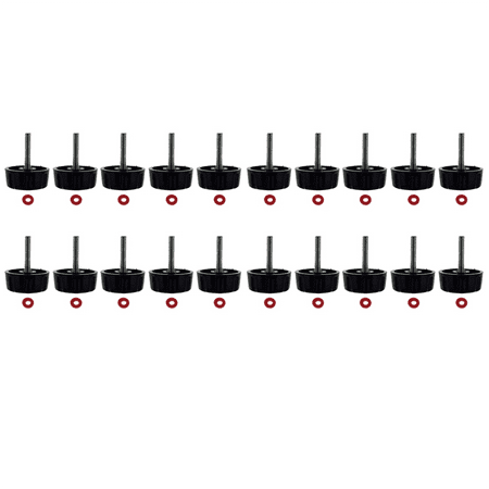 20Pcs Screws Nuts Caps for Fishing Spinning Reels Knob Power Handle Grip