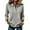 Light Gray #002, variant on Women's Polo Shirts 3/4 Sleeve Quick Dry Casual Business Collared Shirt Tennis Golf Work Tops, L