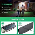 thumbnail image 2 of Luz solar 430 LED para exteriores 【Iluminación potente 4400 mah - 3500 lm - Ángulo de 270 °】 Sensor de movimiento Luz solar para exteriores Foco inalámbrico Seguridad impermeable S, 2 of 5
