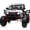 White, variant on Hikiddo 24V Kids Electric Ride on Car, 2 Seater Ride on Truck Toys for Big Kids w/ Remote, 400W Power - White