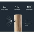 thumbnail image 6 of LANDGOO 2Pcs LED Wall Sconce Induction Lamp Motion Sensor Night Light Handheld White Ash Wood Magnetic Cabinet Light, 6 of 9