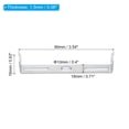 thumbnail image 2 of Unique Bargains 90mm Ceiling Light Plate Kit Light Fixture Mounting Bracket Plate Steel Crossbar for Pendant Wall Light 2 Set, 2 of 7