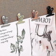 thumbnail image 5 of 26-27 30 Pcs Push Pins Clips Heavy Duty Clips With Pins Creative Large Paper Clips For Cubicle Walls Cork, 5 of 5