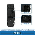 thumbnail image 4 of Interruptor de ventana eléctrica frontal izquierda único para Dodge Grand Caravan 2012-2015 No.68110870AB, 4 of 7
