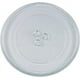 thumbnail image 1 of Plato giratorio de repuesto para microondas, diseño universal, placa de vidrio resistente al calor de 24,5 cm, superficie fácil de limpiar apta para lavavajillas, 3 fijaciones para una colocación, 1 of 4