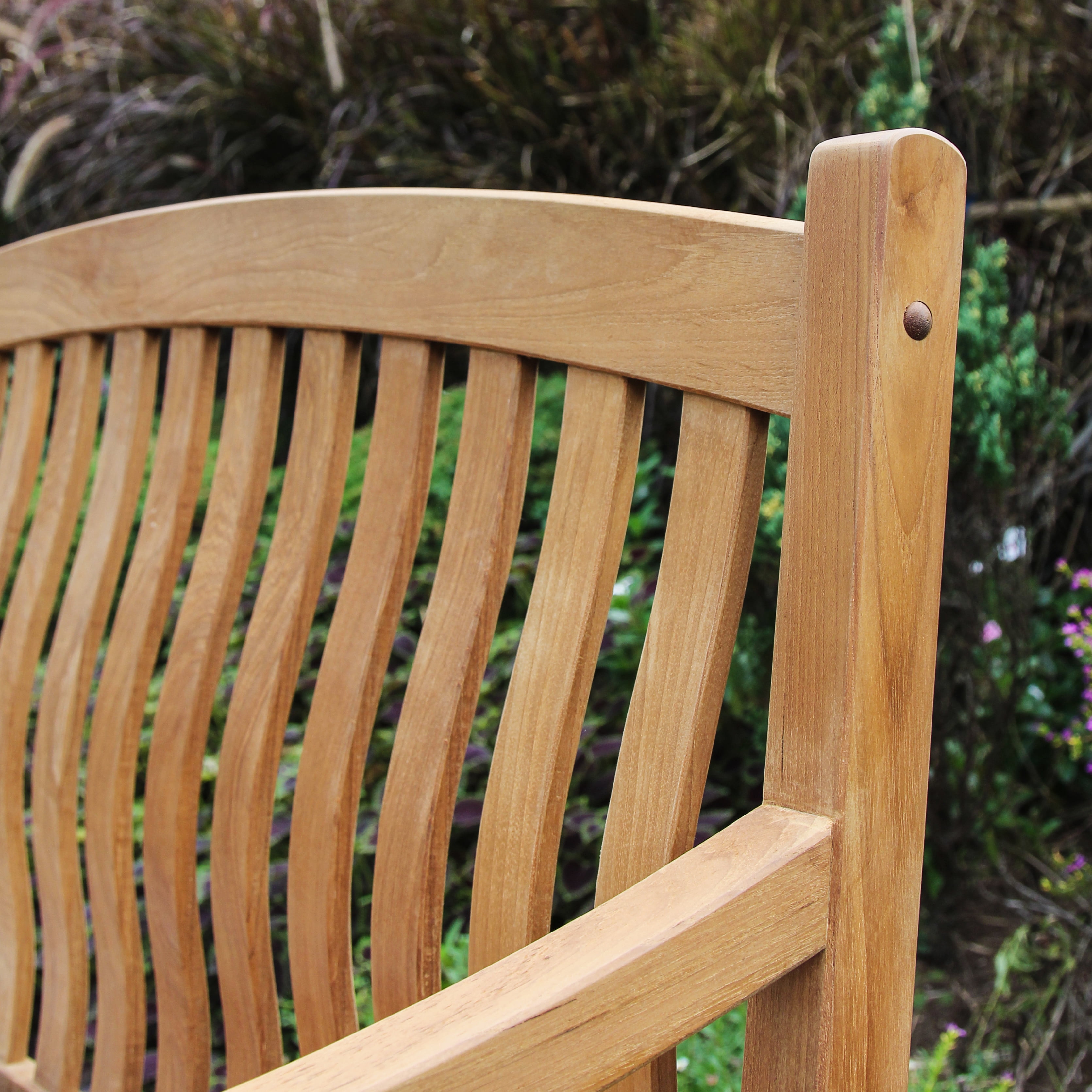 Cambridge Casual Outdoor Durable Teak Wood Bench - Brown