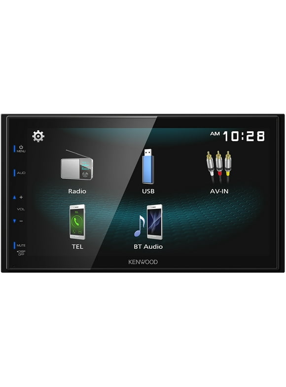 KENWOOD DMX115BT 2-DIN Car Stereo with 6.8" Touchscreen, Bluetooth and Back-up Camera Input (New)
