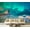 Color3, variant on Peel and Stick Wallpaper Hvitserkur landscape night beautiful Northern Lights Iceland Modern Art Wall Mural Decor Self Adhesive and Removable 69in x 98in