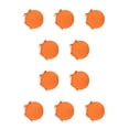 thumbnail image 1 of Cojín de silla Bearachild de algodón para Bistros 10Conjunto naranja rojizo, 1 of 6