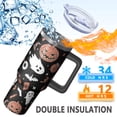 thumbnail image 2 of Family Halloween Tumbler 40oz w/Handle - Cute Pumpkin Design, BPA Free Stainless Steel, Insulated Cup for Adults, 2 of 4