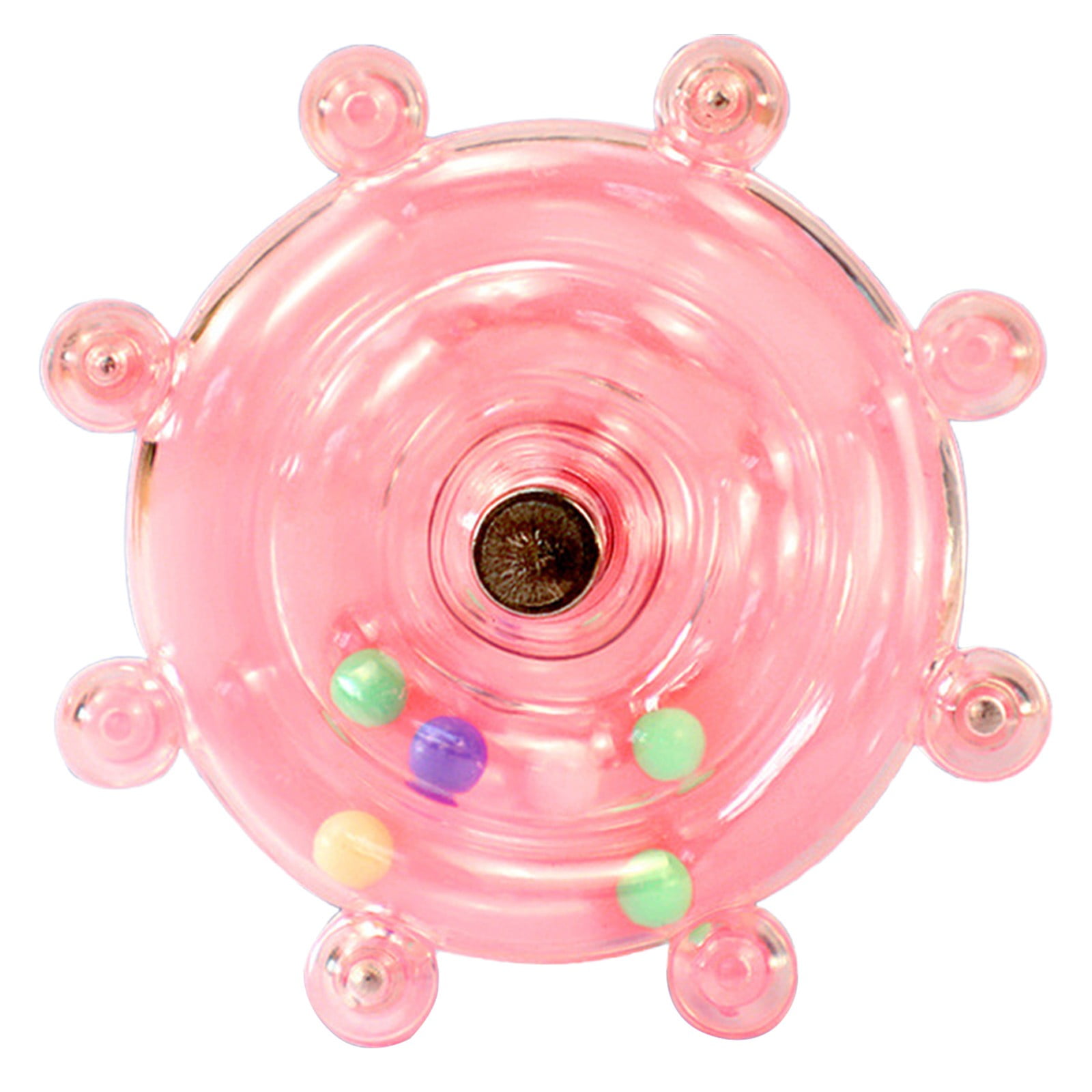 Bird Toys for Parakeets, Interactive Spinner Rattle Budgie Toys with Grinding Perch, Rotating Wheel Chew Parrot Toys for Medium Birds