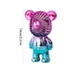thumbnail image 3 of Graffiti Bear Mini ventilador de escritorio Galvanoplastia Gradiente Ventilador de mano 3 velocidades (D), 3 of 8