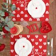 thumbnail image 5 of Ensemble de 4 Napperons de la Saint-Valentin Réutilisables Napperons de la Saint-Valentin pour une Fête de la Saint-Valentin Décoration de table de Cuisine, 5 of 5