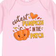 thumbnail image 4 of Inktastic Cutest Pumpkin in the Patch with Orange Heart Boys or Girls Long Sleeve Baby Bodysuit, 4 of 5