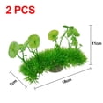 thumbnail image 2 of 2 piezas para decoración de peceras, plantas de plástico para peceras, decoración de plantas de plástico para peceras., 2 of 5