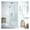 Chrome, variant on ANZZI Hinged Frameless Shower Glass Door Fellow Series 72 in. H x 24 in. W Chrome