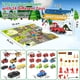 thumbnail image 4 of Calendario de Adviento de coches para niños 2024 Navidad, 24 vehículos de tracción trasera Helicóptero Vehículos de construcción Camión de bomberos Conteo de coches, 4 of 5