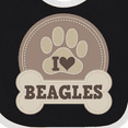 thumbnail image 4 of Inktastic Beagle Dog Lover Boys or Girls Baby Bib, 4 of 4