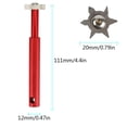thumbnail image 4 of Greeniant Afilador de palos de golf Herramienta de afilado de ranurado de palos de golf Afilador de palos de golf Aleación de cabeza 4 colores Golf rojo Greeniant OD0093-04, 4 of 6