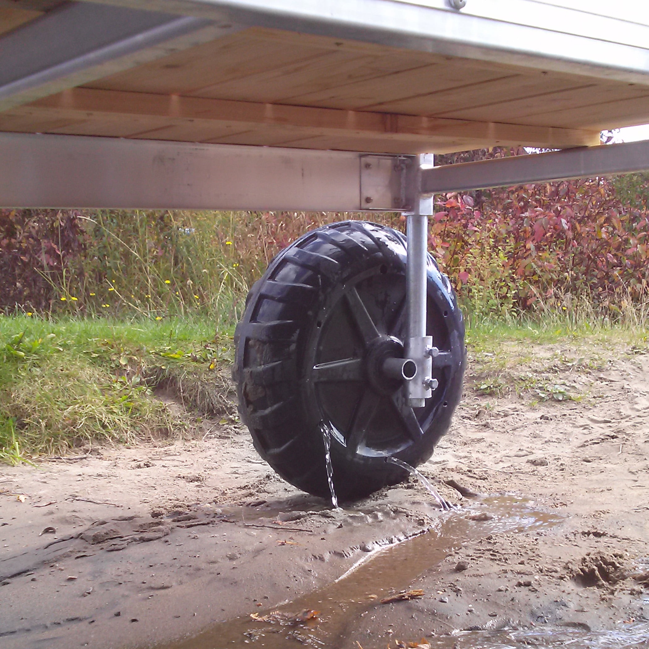 Multinautic Set of 2 Wheels and2 Hubs for Dock Removal. 1500 pounds Capacity. Model 22005