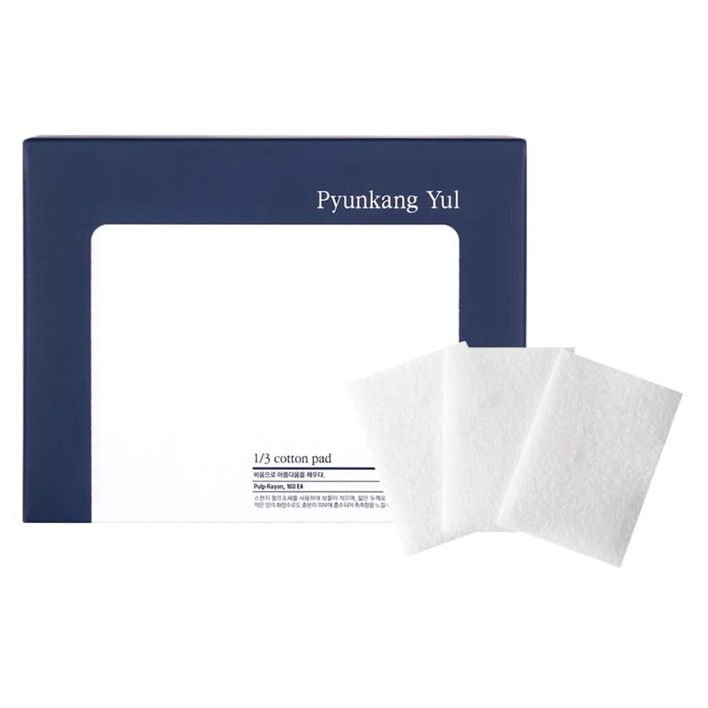 Pyunkang Yul 1/3 Cotton Pad for Face 160ea (Pulp-Rayon)