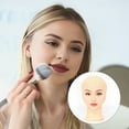 thumbnail image 4 of Ettsollp Professional Female Mannequin Head for Makeup Practice Bald Manikin Head with Good Display Effect for Makeup Training Eyelash Extensions And Wig Display, 4 of 7