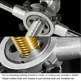thumbnail image 7 of Uxcell M5 x 0.5 Threading Die and 20mm (M3.5-M6) Round Holder Die Stock Wrench Set, 7 of 7