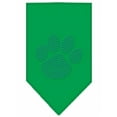 thumbnail image 4 of Paw Blue Rhinestone Bandana Emerald Green Large, 4 of 4