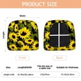 thumbnail image 3 of Sunflower Seat Covers for Dining Room Chairs Set Of 4,Stretch Printed Washable Chair Seat Cover with Elastic Ties and Button,Removable Waterproof Couch Cushion Covers, 3 of 6