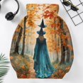 thumbnail image 4 of Grblisyd Halloween Hoodie For Girls Casual Long Sleeve Witches Party Sweatshirt Fashion Flowers Printed Tops, 4 of 5