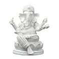 thumbnail image 2 of Lord Ganesha Estatua Ornamentada de Resina Figura Meditativa Esculpida a Mano Escultura Budista Portátil Artículo de Colección Vintage Adecuada para R Blanco 85 x 7 x 105 cm, 2 of 8