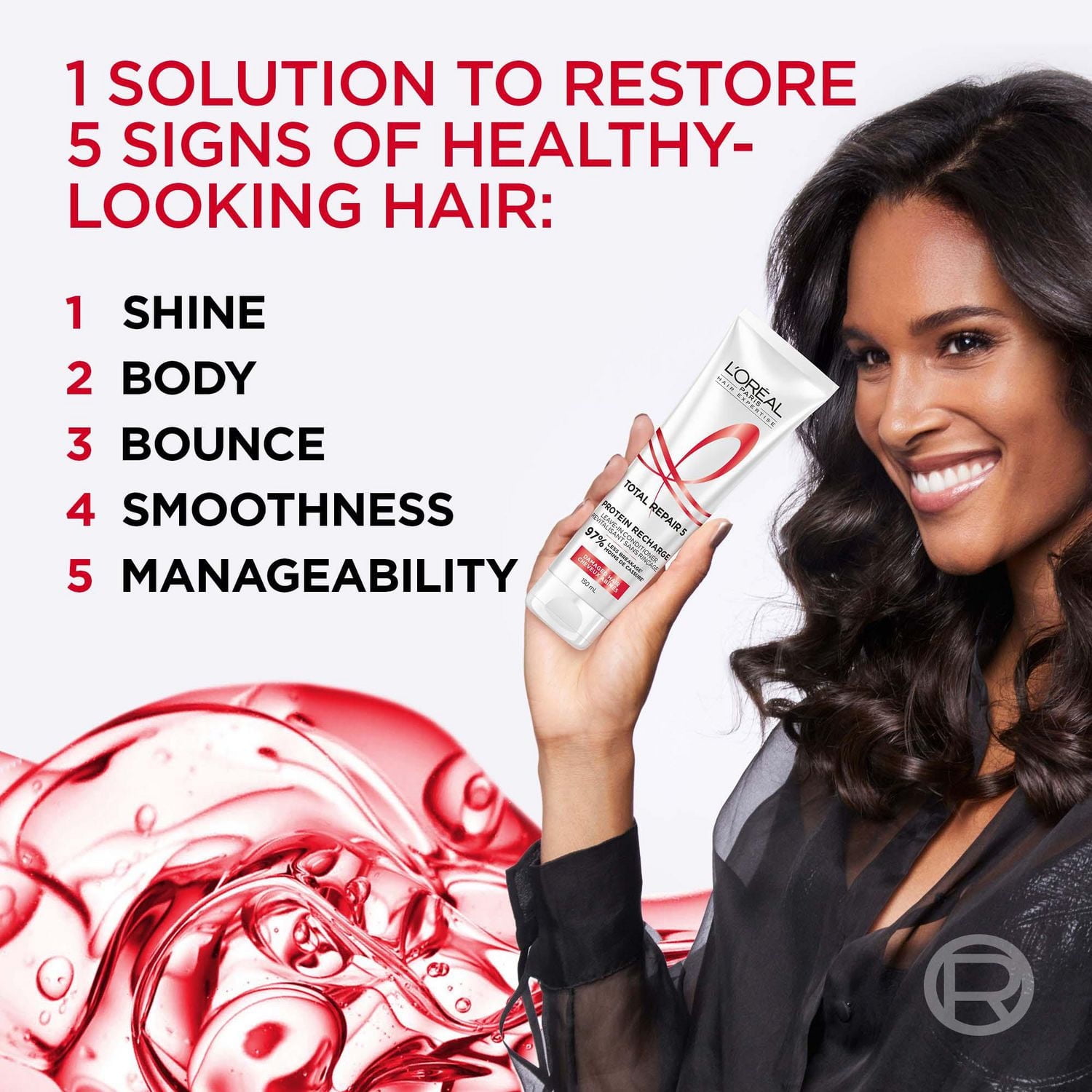 L'Oréal Paris Hair Expertise Total Repair 5 Revitalisant sans rinçage 150ml Traitement sans rinçage