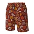 thumbnail image 2 of Yiaed Autumn Forest3 Print Men's Swim Trunks with Lining Quick Dry Sports Shorts Beach Shorts Boardshorts-Medium, 2 of 5