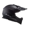 thumbnail image 2 of LS2 Helmets Gate Solid Full Face MX Motorcycle Helmet, Solid Matte Black (M), 2 of 2