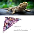 thumbnail image 4 of Pet Swing Hammock, Pet Cage Hammock Swing Hanging Bed With Suction Cups Triangular Breathable Reptile Bed Pet Bed Lounger Ladder Hammock For Small Reptile Animal, 4 of 8