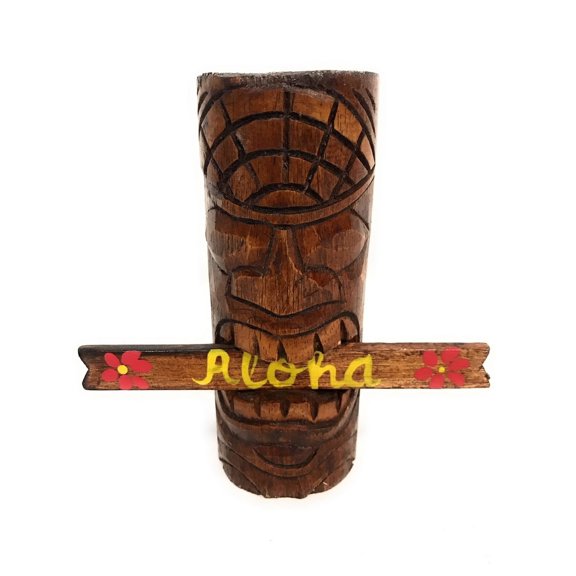 Winner Tiki Totem 6" w/ Aloha sign - Hawaii Gifts | #dpt540715