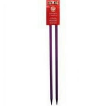 Simplicity Boye Aluminum 14 in Single Point Knitting Needle, Size 11 Purple