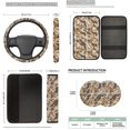 thumbnail image 7 of XYZCANDO Duck Camouflage Hunting 14 Pcs Auto Seat Covers Full Set Steering Wheel Cover Center Console Pad Seat Belt Pads Headrest Covers for Most Cars SUVs Sedans, 7 of 7