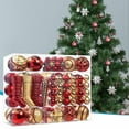 thumbnail image 2 of Mecorevxz 150Pcs Christmas Balls Decorations Set 2.36Inch Shatterproof Christmas Balls Ornaments for Christmas Tree Ornaments,Home Decor,Red, 2 of 6