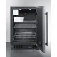 thumbnail image 3 of 24" Wide Built-In All-Freezer With Icemaker, Black Cabinet, 3 of 4