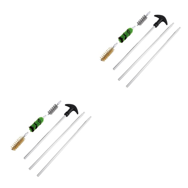Yuarrent Kit de limpieza, juego de cepillos de tubo de calibre resistente al desgaste, varillas de mano, removedor de polvo resistente, Type1 NO1