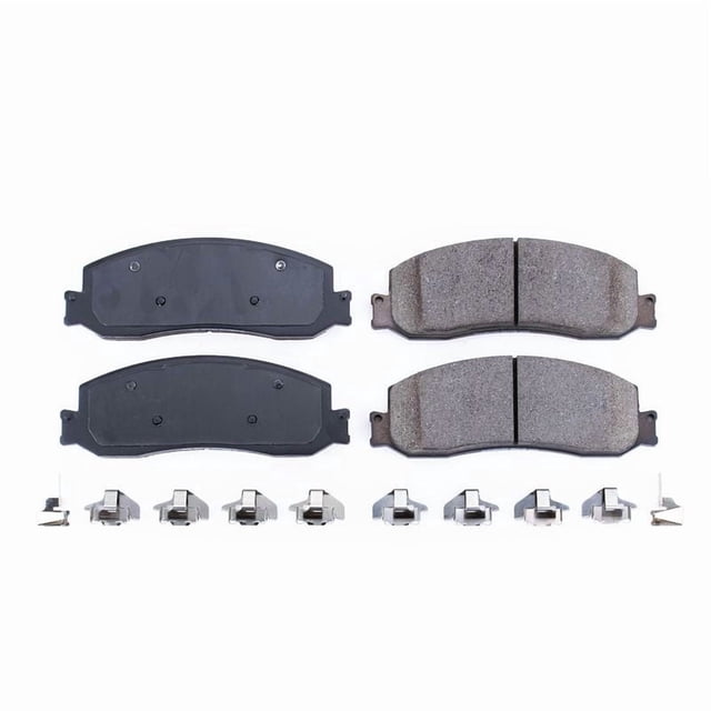 Power Stop Brake Pad 17-1631 Z17 Evolution; FMSI Number D1631; Ceramic Brake Pads; Set Of 4; With Premium Stainless Steel Hardware