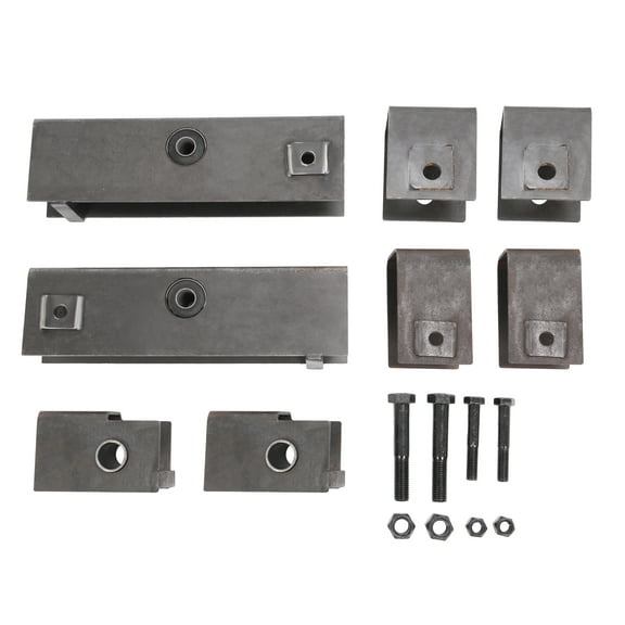 KOJEM Trailer Axle Hanger Kit Fit for 2-1/2" slipper spring 10K lbs Tandem axle 42-1/4" spacing Steel Anti-Rust Oil