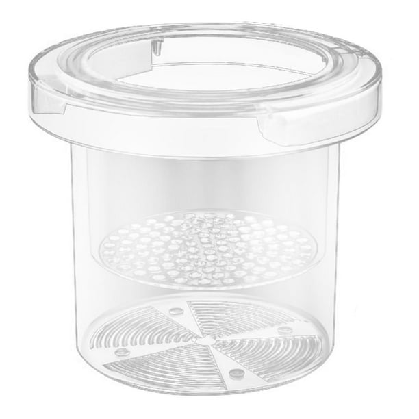Caja acrílico pecera criadero para peces bebés camarones Guppy Cilindro