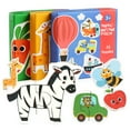 thumbnail image 2 of Jouets Casse-Tête, Jouet de Cartes de Jeu, Robuste pour Bébé Type Trafic, Type Animal, Type Légumes et Fruits, 2 of 2